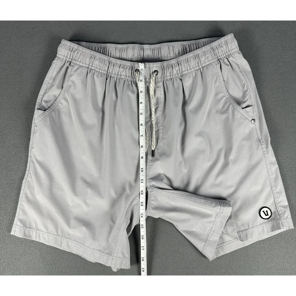 Vuori Short 2XL Grey Kore Compression Lined Performance Gym Training Lounge V302